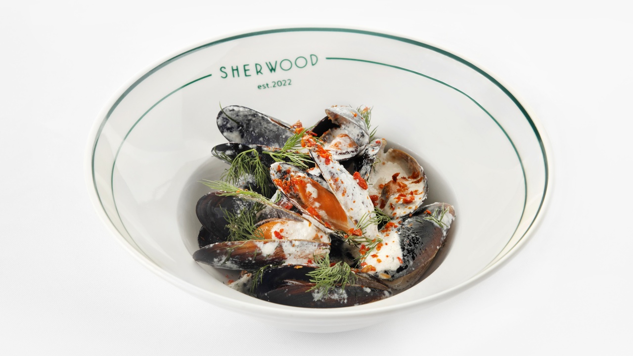 Мидии в сливочно-чесночном соусе